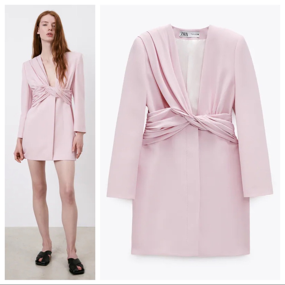 Zara  Twisted Blazer Dress